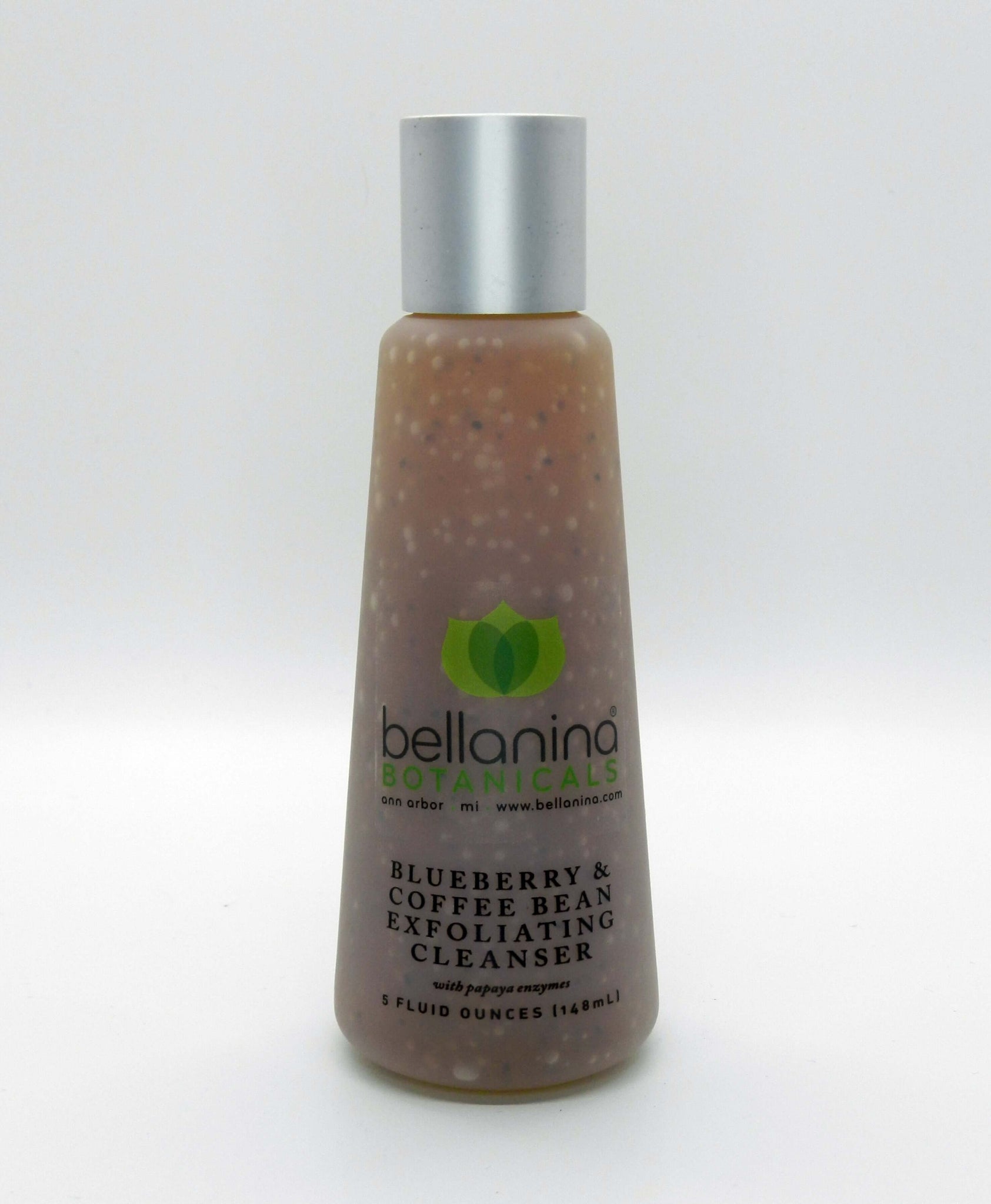 5 oz. bottle of Blueberry & Coffee Bean Exfoliating Cleanser