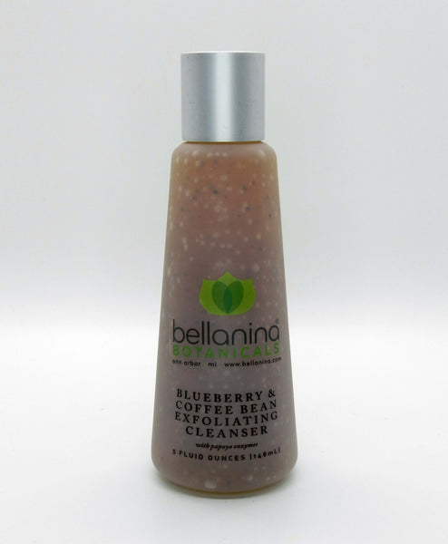 5 oz. bottle of Blueberry & Coffee Bean Exfoliating Cleanser