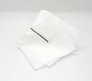 4 inch by 4 inch gauze wipe