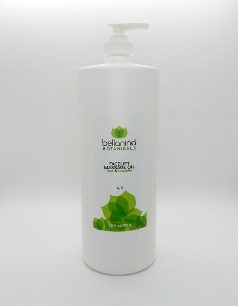 32 oz. bottle of Facelift Massage Oil