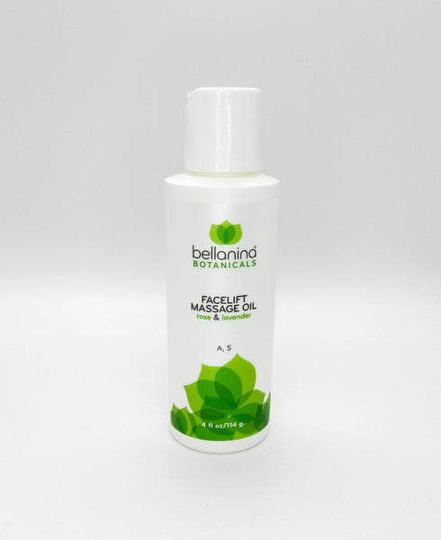 4 oz. bottle of Facelift Massage Oil