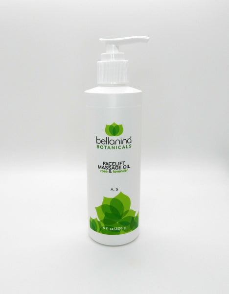 8 oz. bottle of Facelift Massage Oil