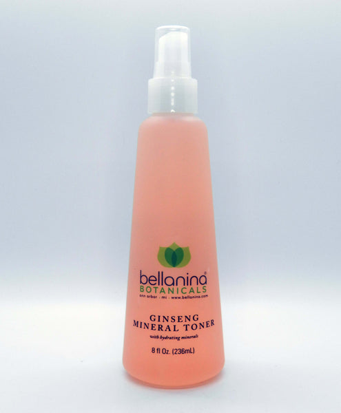 an 8 oz. bottle of Ginseng Mineral Toner