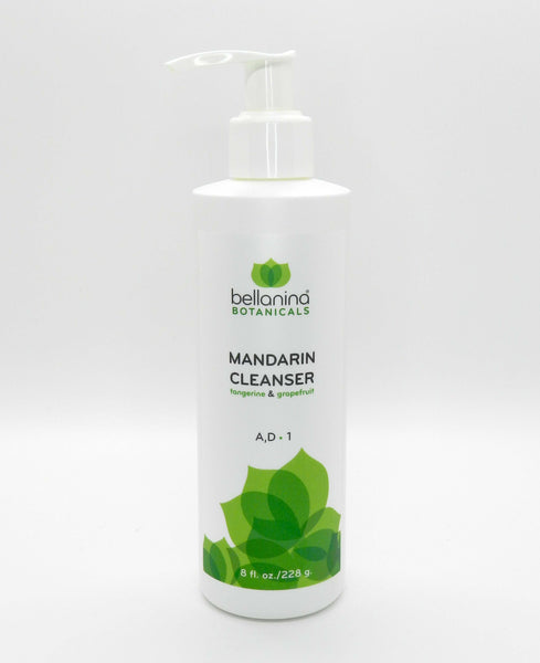 8 oz. bottle of Mandarin Cleanser