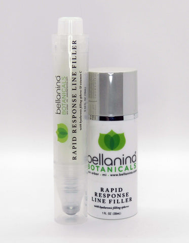 1 oz. bottle and a 1/3 oz. roller pen of Rapid Response Line Filler