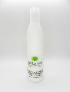 8 oz. bottle of Citrus & Verbena White Blossom Body Lotion