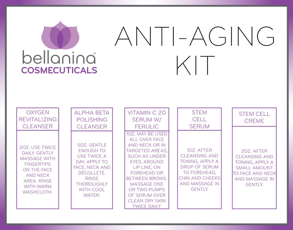 description of the products in the Cosmeceuticals Anti-Aging Kit